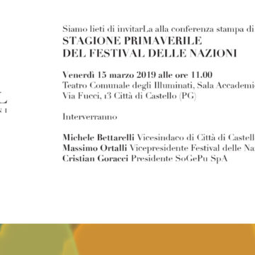 Presentazione stagione primaverile Festival delle Nazioni Presentazione stagione primaverile Festival delle Nazioni